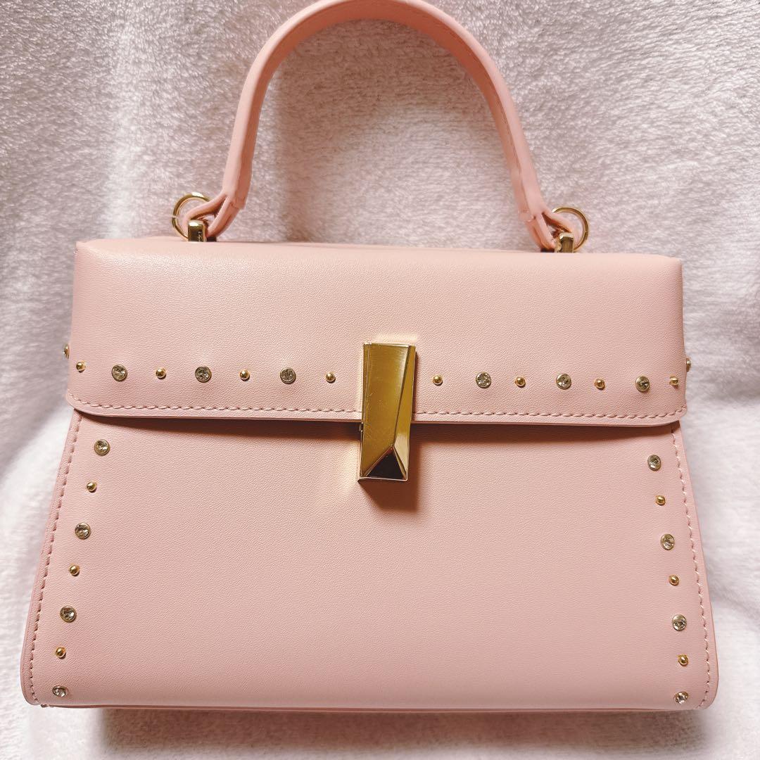 リュタン ビジュースタッズポシェット（M） CELFORD ピンク