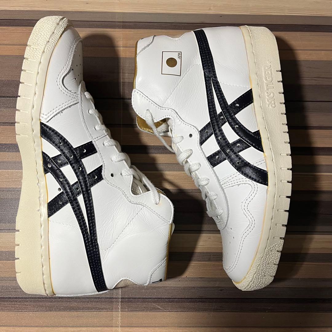 アシックス ファブレ ジャパンL ホワイト ブラック 24cm