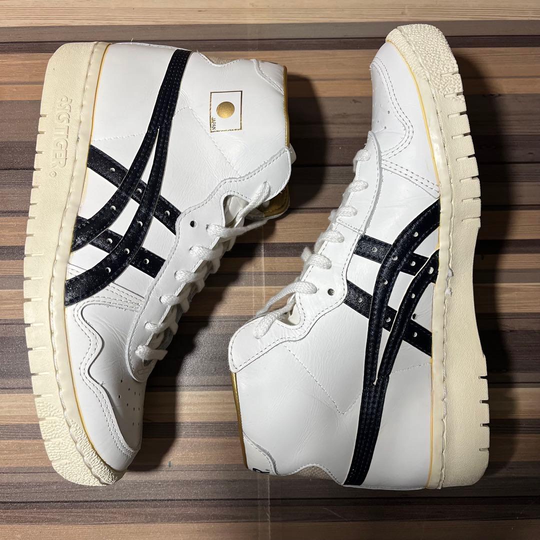 アシックス ファブレ ジャパンL ホワイト ブラック 24cm