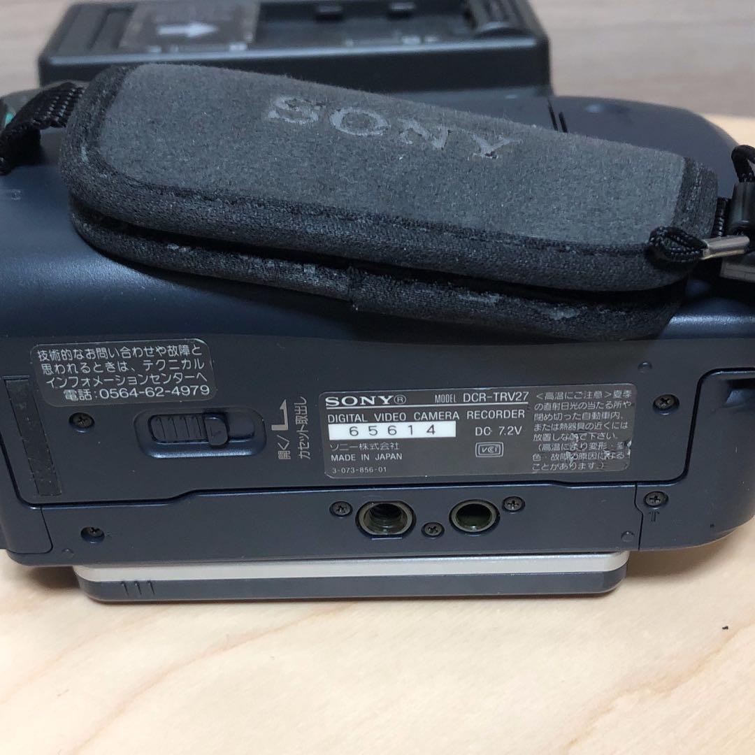 SONY DCR-TRV27 mini DVビデオカメラ 録画再生動作品