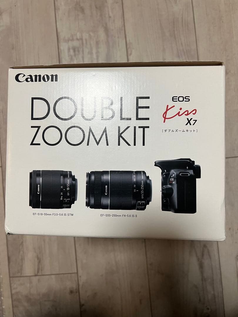 Canon EOS Kiss X7 ダブルズームキット　ケース付き