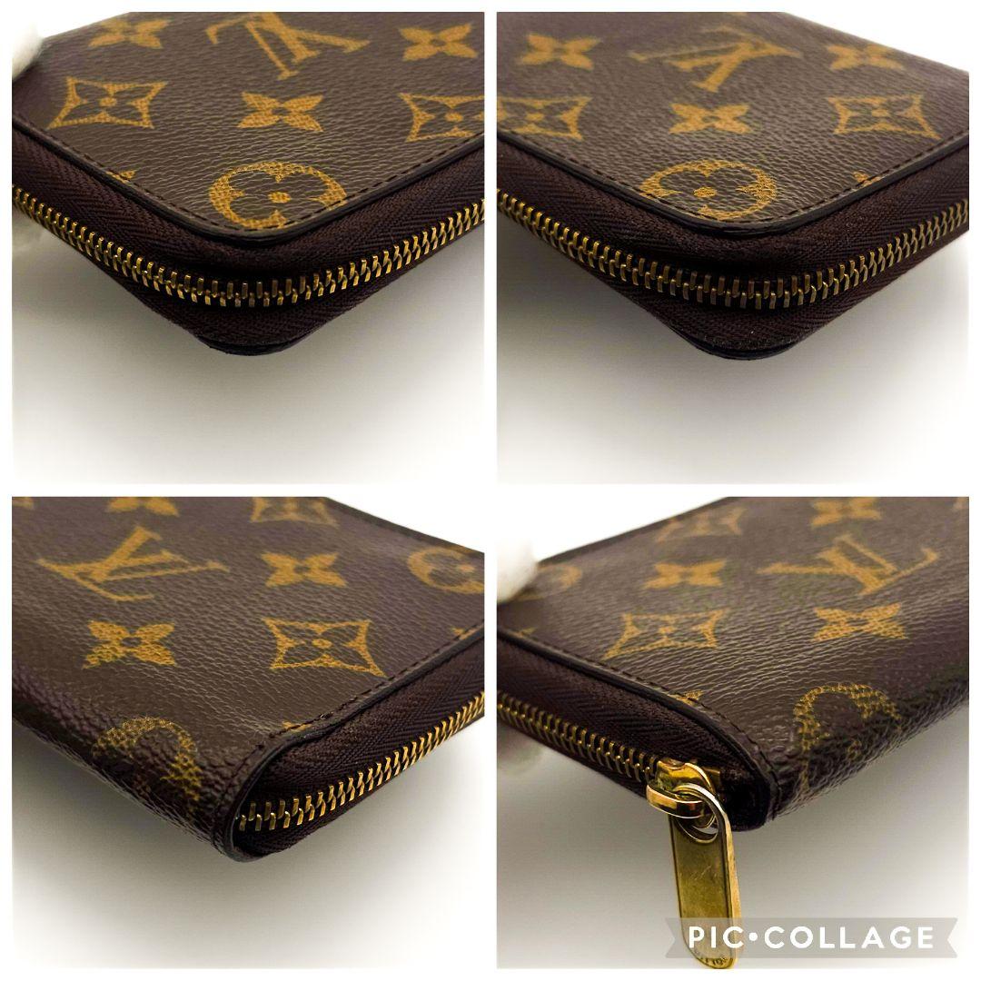 ルイヴィトン　ジッピーパース　財布　モノグラム　小銭入れ　F385