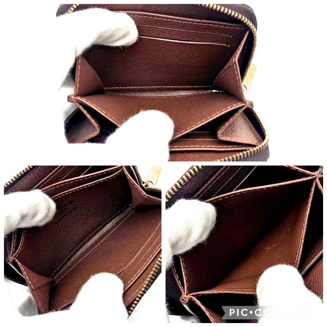 ルイヴィトン　ジッピーパース　財布　モノグラム　小銭入れ　F385