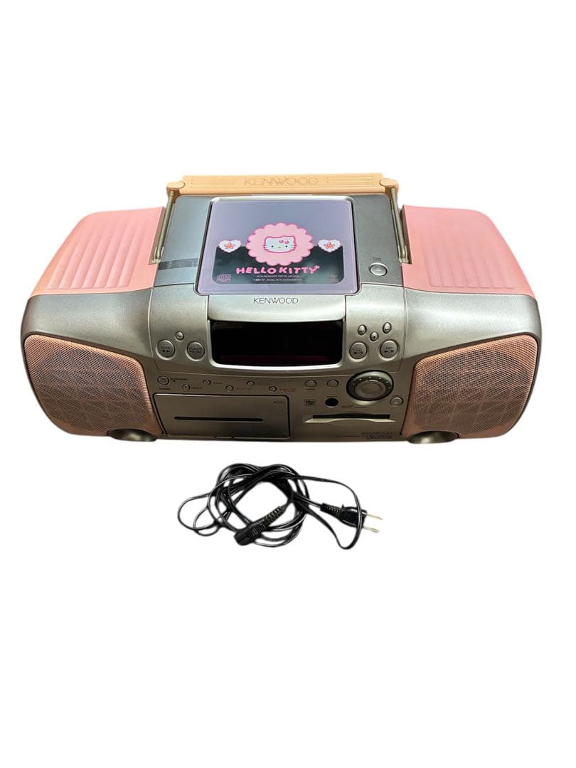 ジャンク KENWOOD ハローキティ CD MD テーププレイヤー