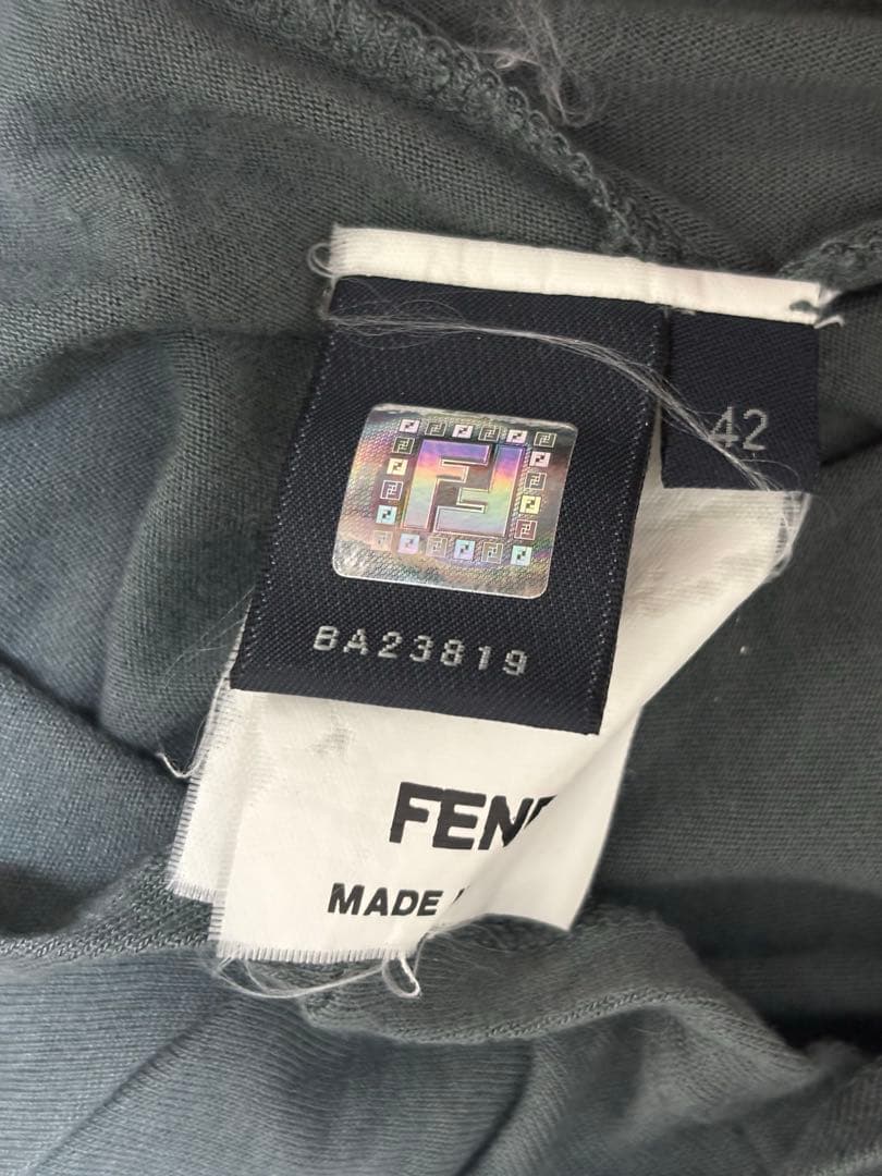 FENDI グレー 半袖チュニック