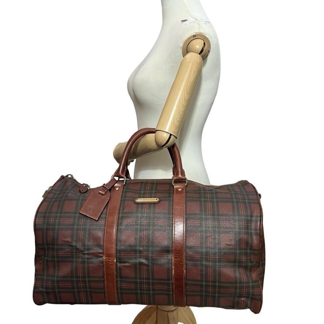 希少 POLO RALPH LAUREN ボストンバッグ ヴィンテージ レザー