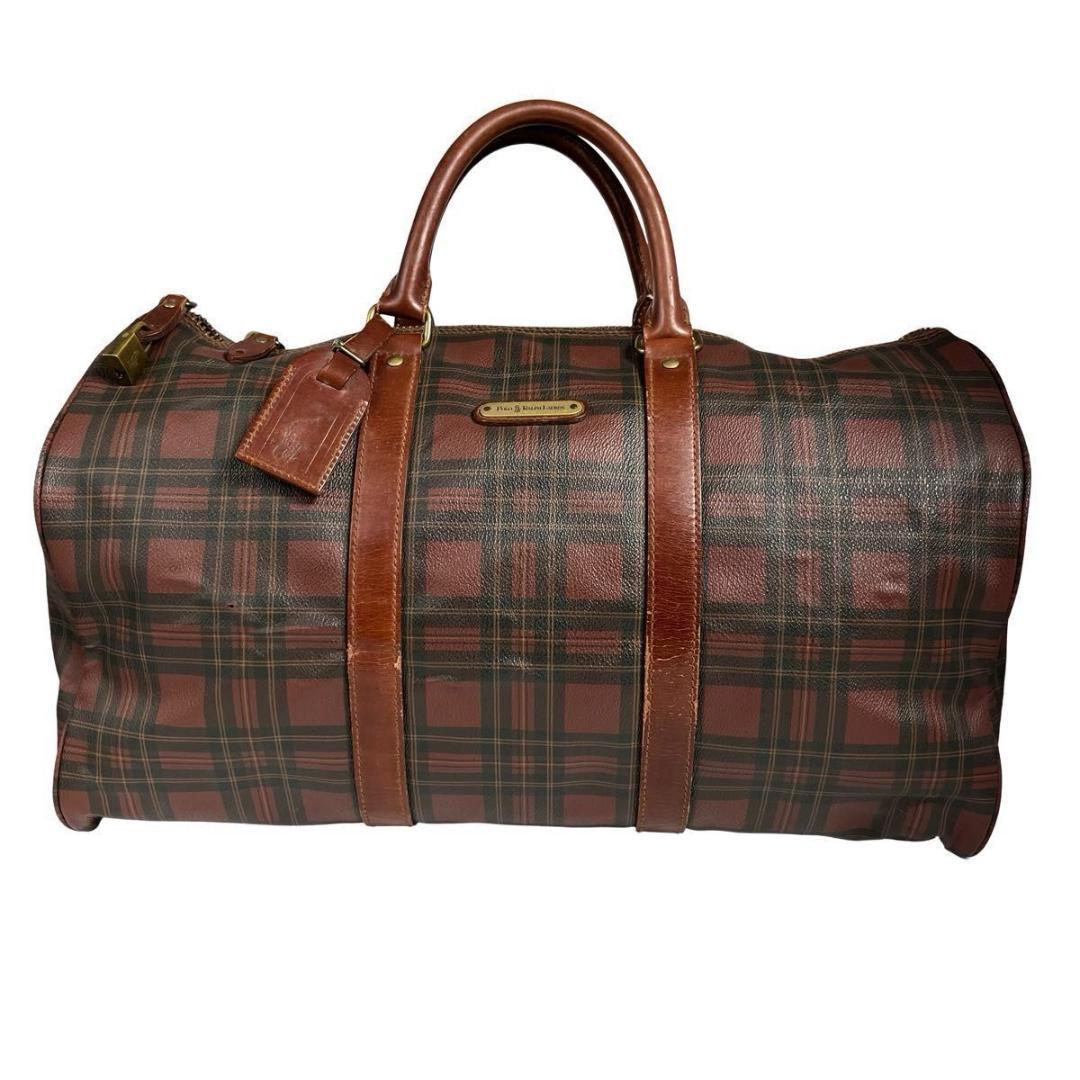 希少 POLO RALPH LAUREN ボストンバッグ ヴィンテージ レザー