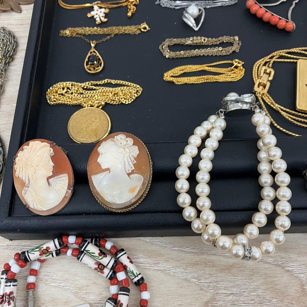 ビンテージジュエリーセット　メッキ　アクセサリー　まとめ　ブランド