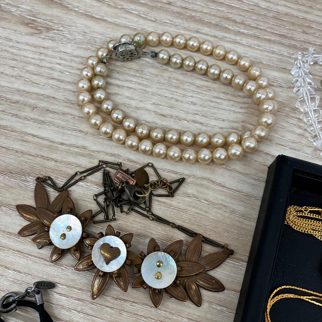 ビンテージジュエリーセット　メッキ　アクセサリー　まとめ　ブランド