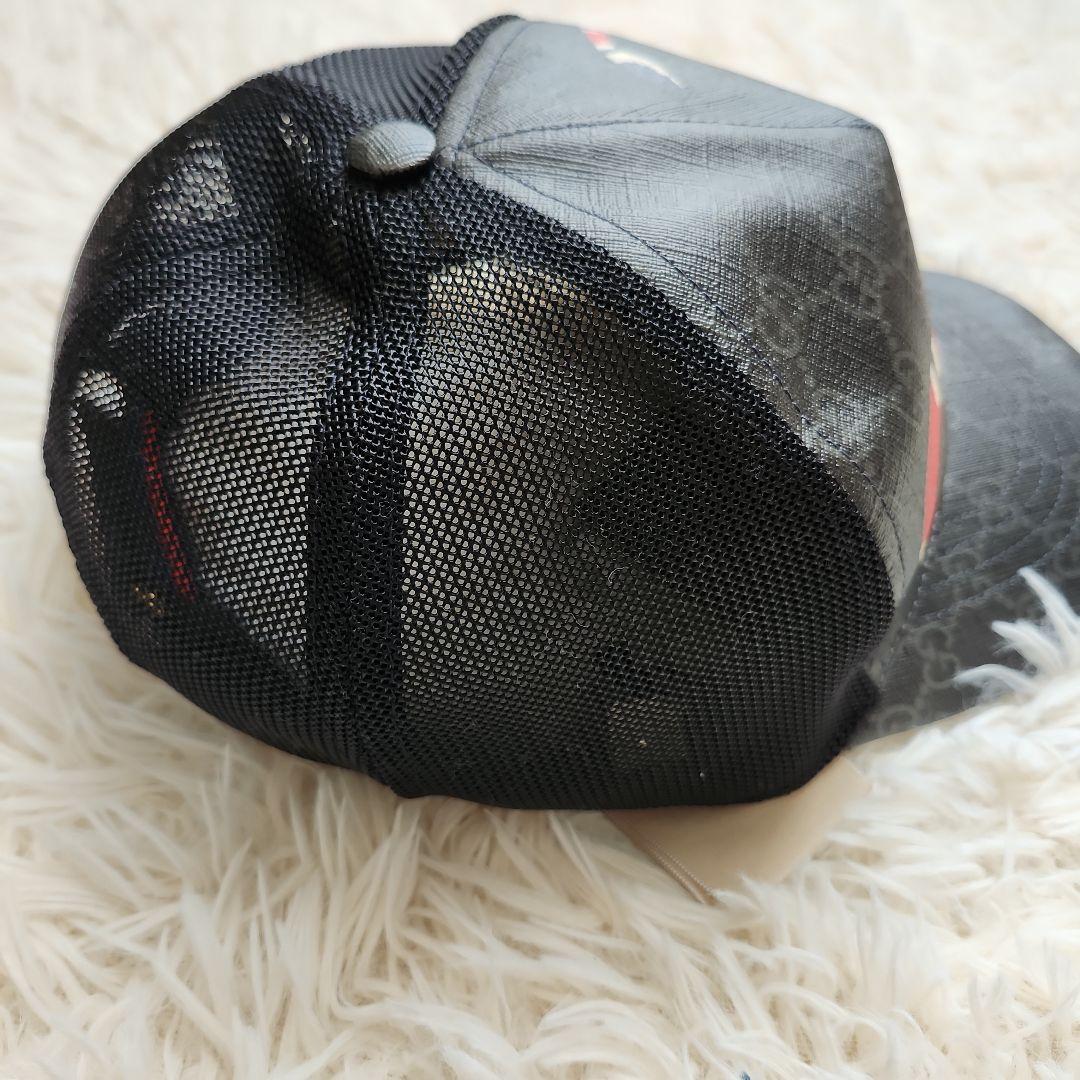 【未使用級】グッチ　GUCCI スネークモチーフ ブラックキャップ
