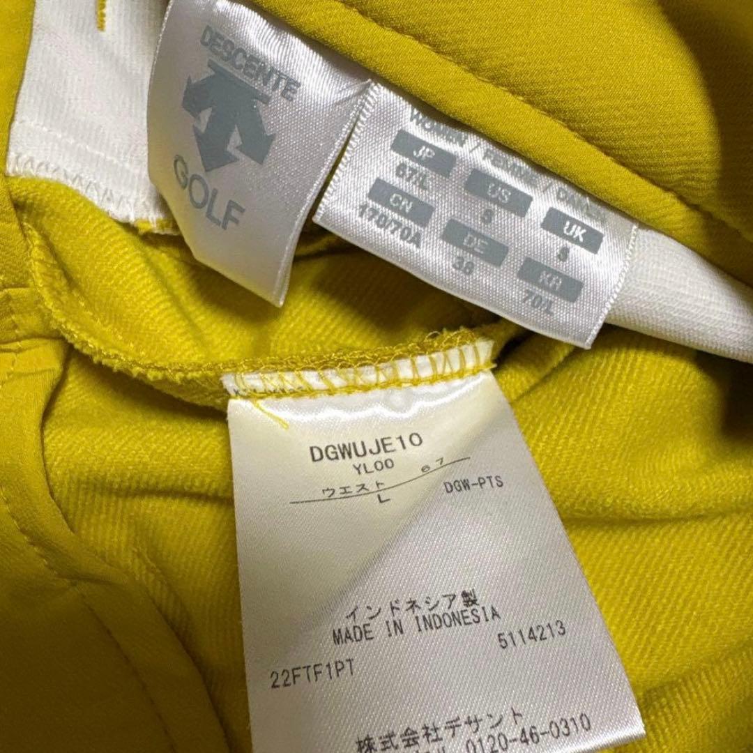 美品　デサント　ゴルフ　トップス　スカート　セットアップ　裏起毛　秋冬　L