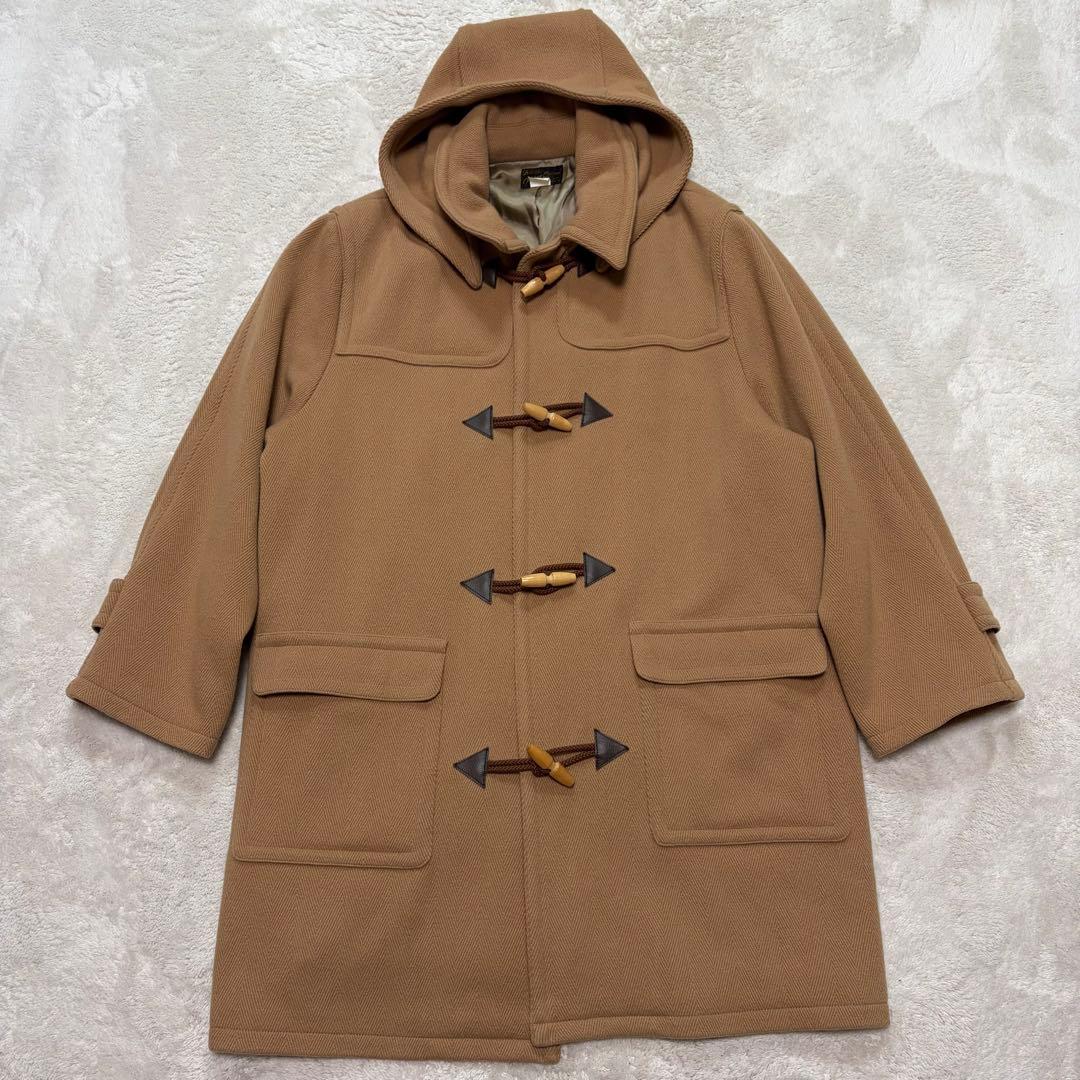 【極美品】ワーカーズ WORKERS ダッフルコート ヘリンボーン ベージュ L