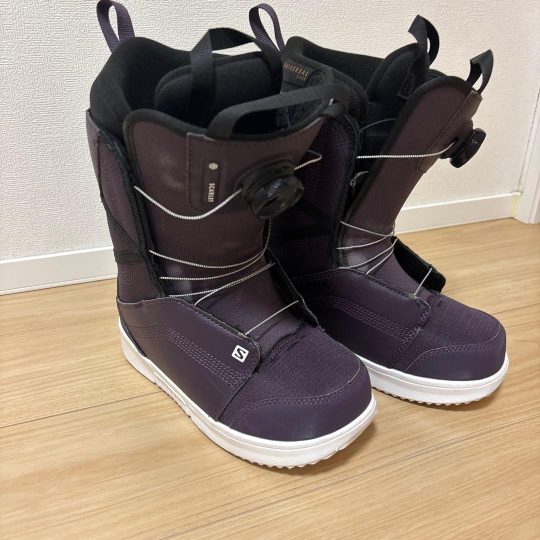 Salomon Scarlet Boa 24.0 パープル