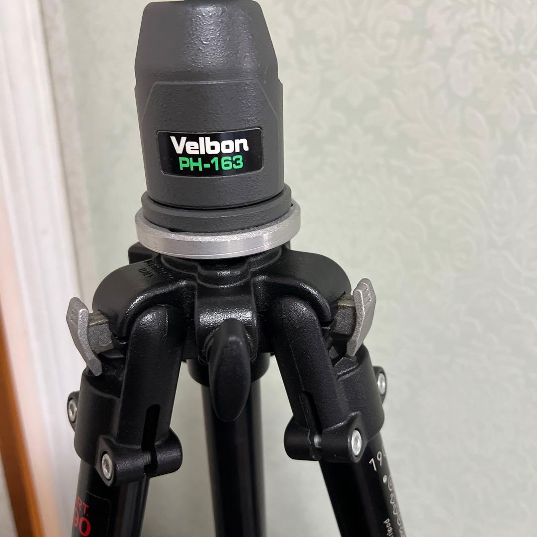 [美品]マンフロット 190B + ベルボン Velbon PH-163HA