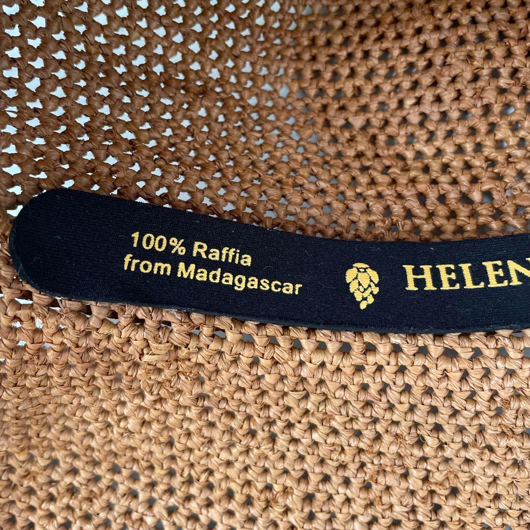 ヘレンカミンスキー✨ラフィアハット✨麦わら帽子　プロヴァンス10 ブラウン