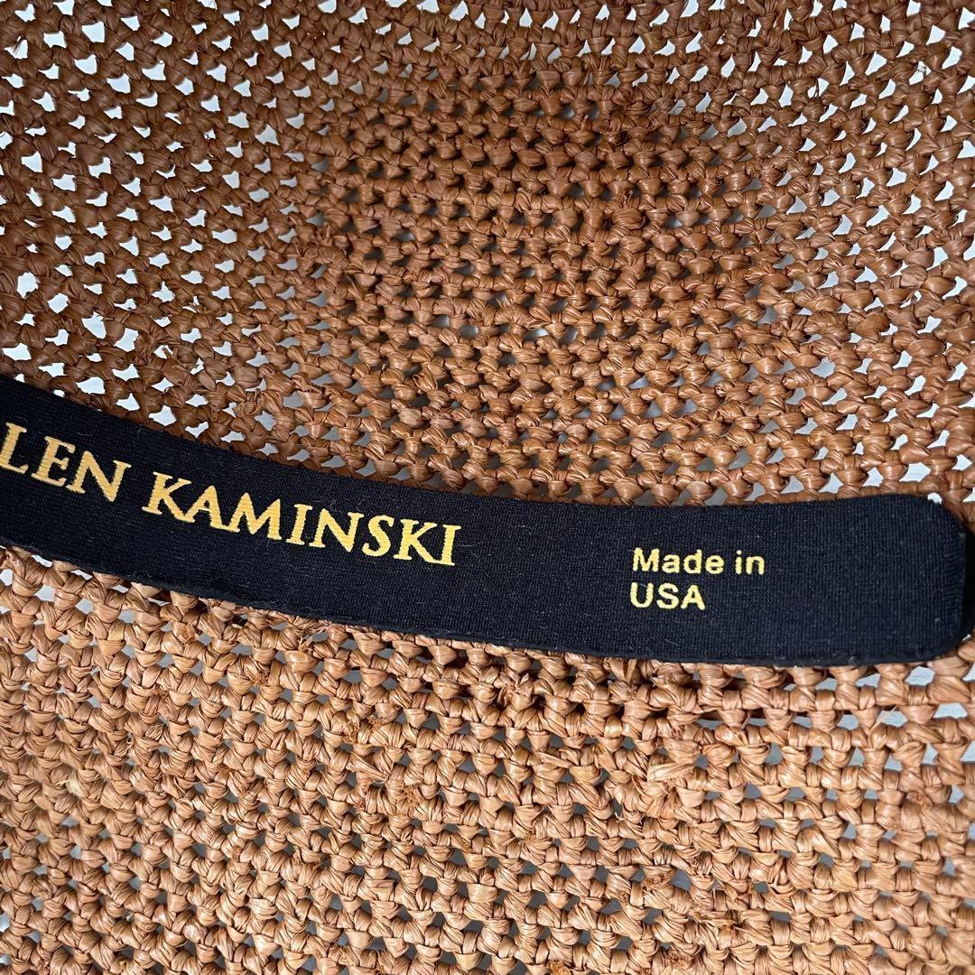 ヘレンカミンスキー✨ラフィアハット✨麦わら帽子　プロヴァンス10 ブラウン