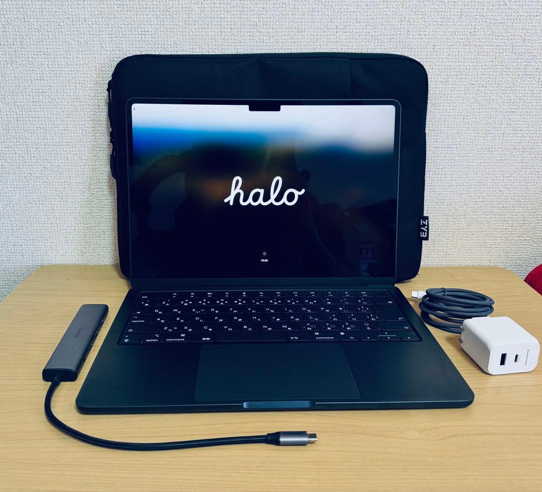 【実品】Macbook Air M2 メモリ8GB SSD512GBミッドナイト