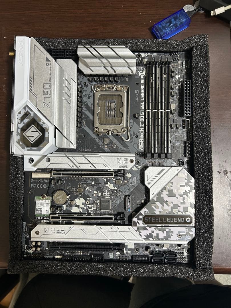 ASRock Z790 STEEL WiFi マザーボードATX 動作済み