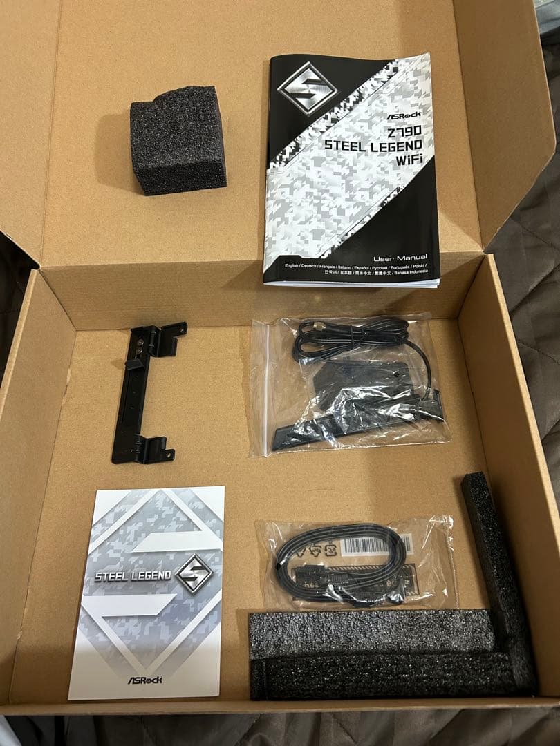ASRock Z790 STEEL WiFi マザーボードATX 動作済み