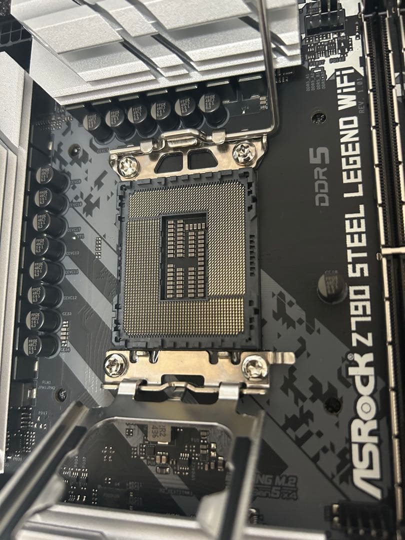 ASRock Z790 STEEL WiFi マザーボードATX 動作済み