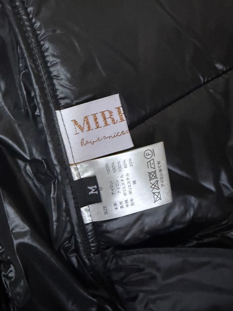 サイズ：M MIRROR9 ミラーナイン 中綿ワンピ―ス ゴルフウェア