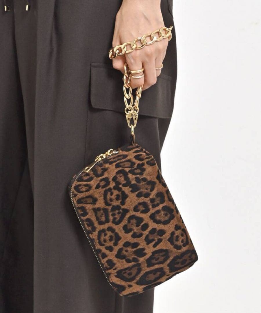 【GOOD GRIEF!/グッド グリーフ】 LEOPARD POUCH BAG
