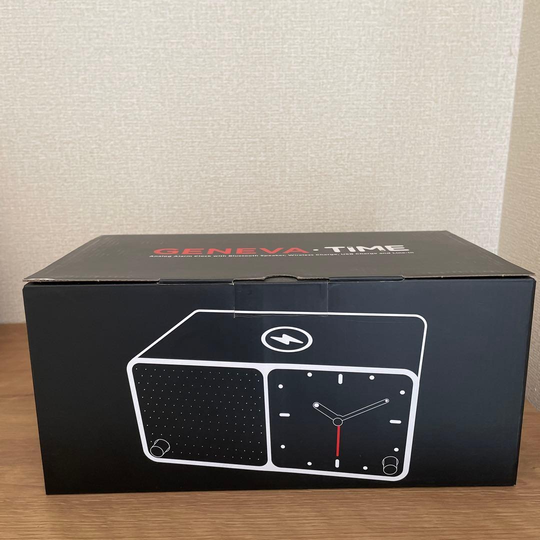 【値下げ不可】geneva time スピーカー　ワイヤレス充電