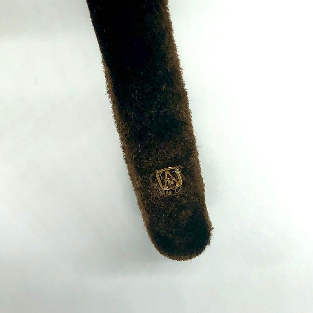 アレクサンドル　ドゥ　パリ　カチューシャ　ヘアバンド　ブラウン