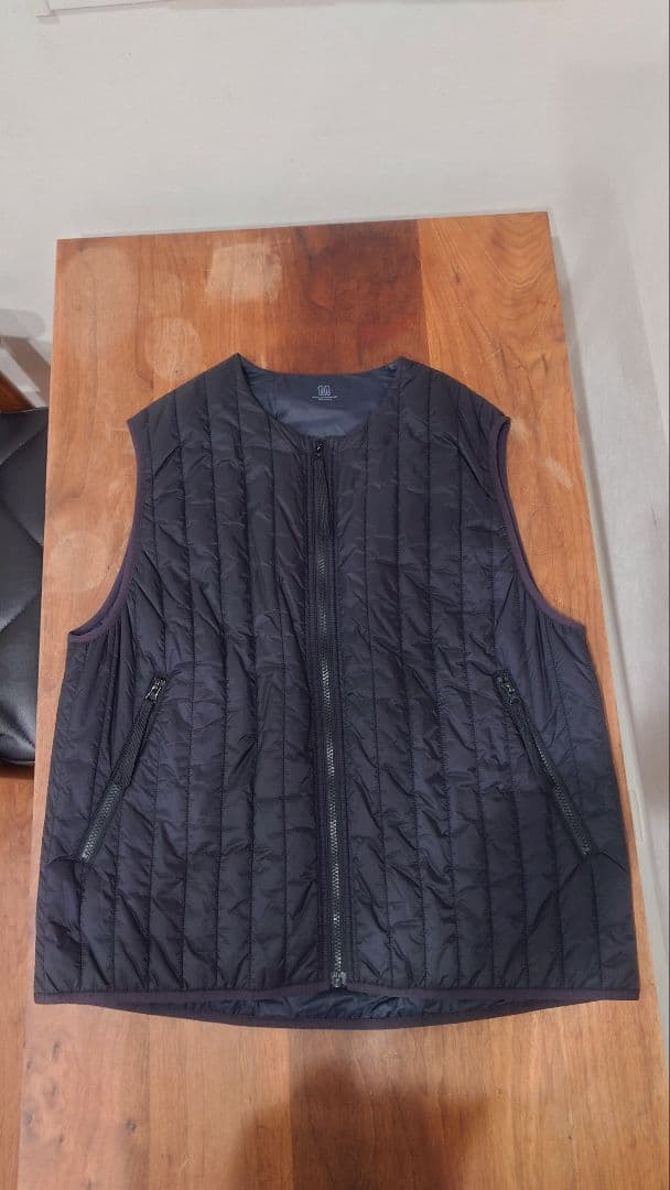 レア♪MUJI Labo 撥水中わたベスト M ブラック ♪♪