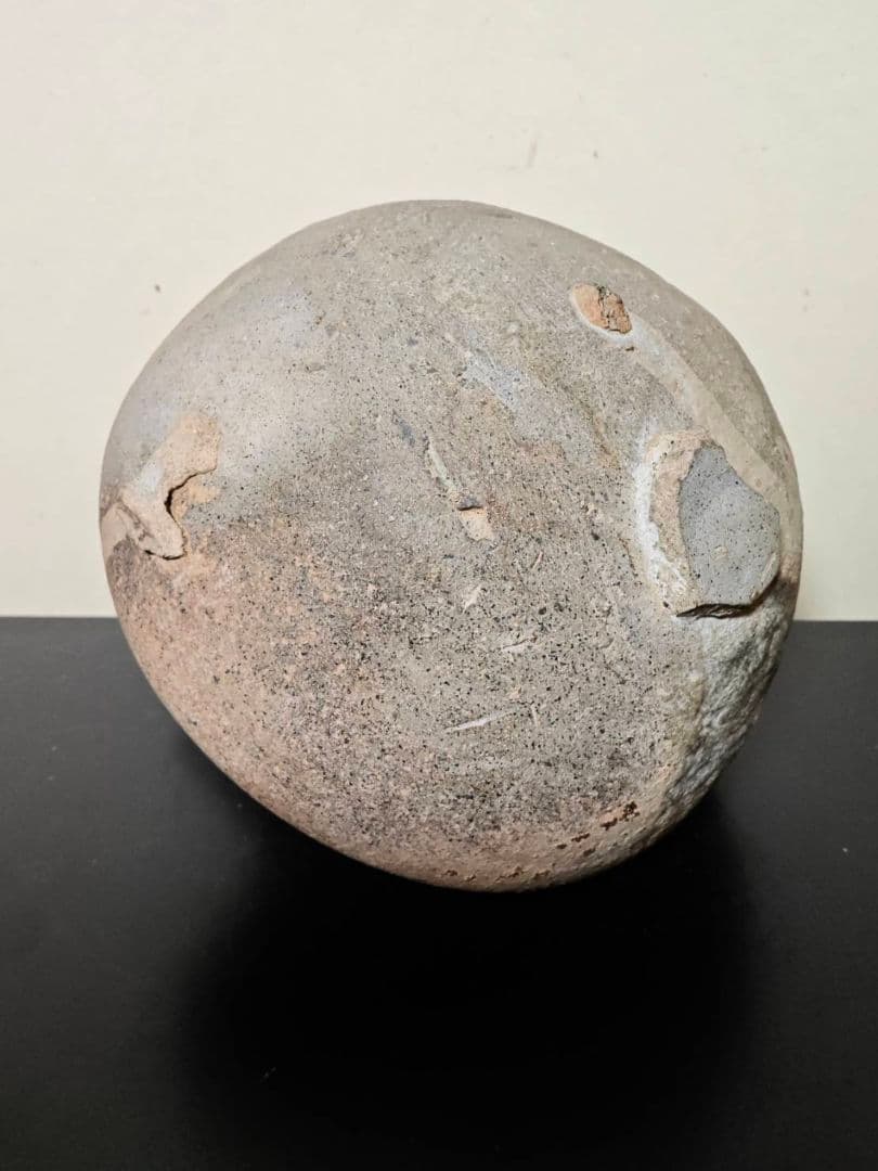 須恵器平瓶　古墳時代　考古発掘品　花呼ぶ器　見立て花器