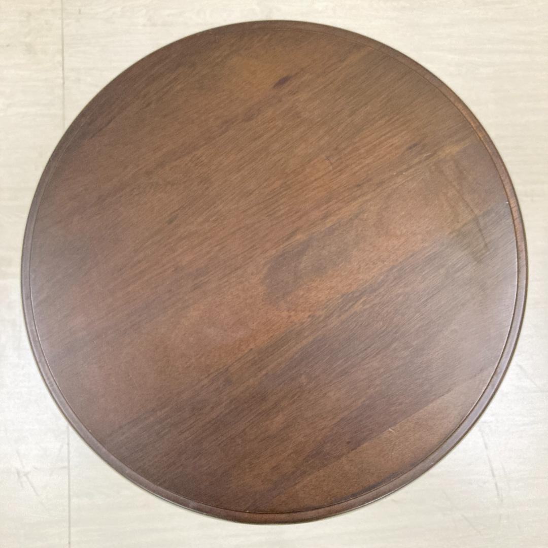 【マルニ】地中海　ワインテーブル　サイドテーブル　コーヒーテーブル　木製 C