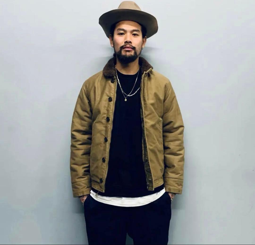 ジャケット・アウター WACKO MARIA ALPACA BOA N-1 DECK JACKET