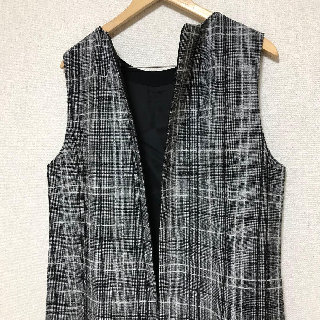 はっつん　REGGIANI イタリア製生地　ノースリーブワンピース