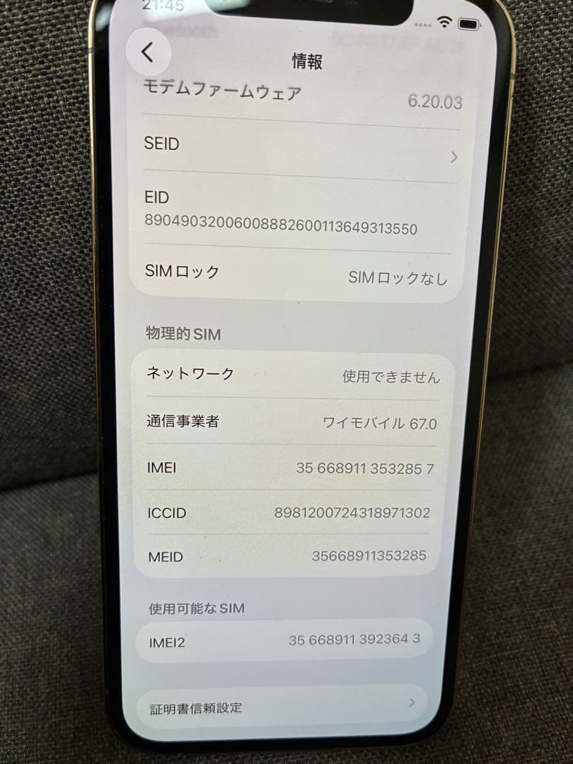iPhone12 Pro【背面ひび割れあり】