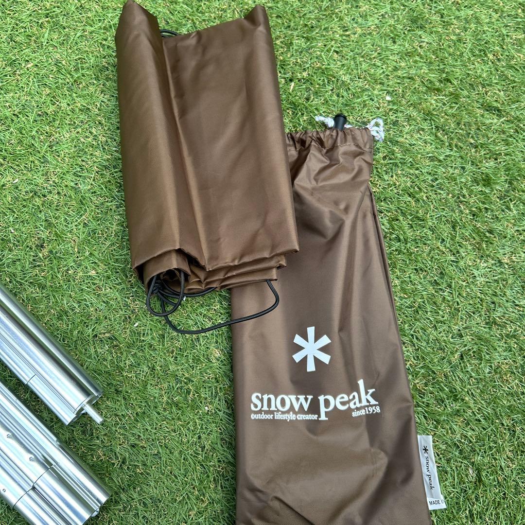【使用回数1回】スノーピーク　ヘキサイーズ1（グランドシート付き）