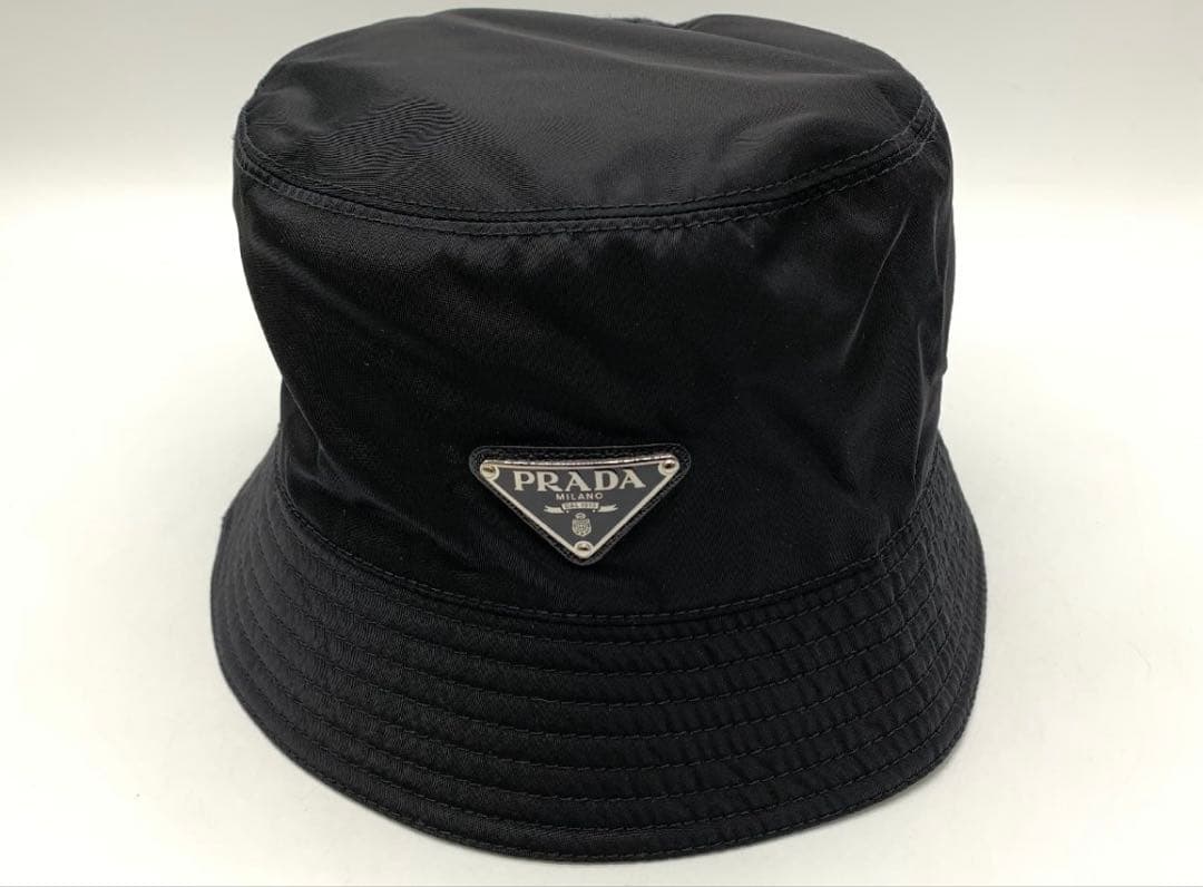 prada バケットハット　リナイロン　プラダ　XL