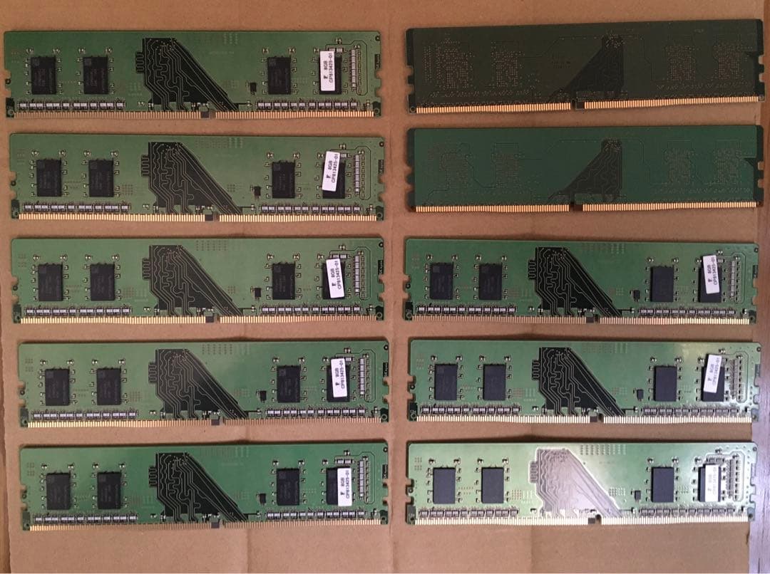 DDR4メモリ8GB-3200 10枚セット
