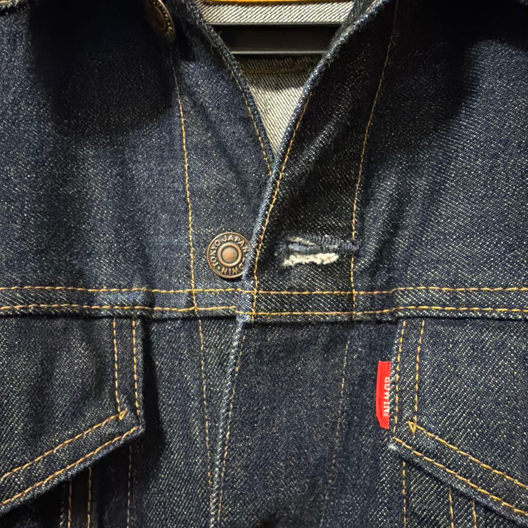 EDWIN ３rd デニムジャケット L　セルビッジ　赤耳　Gジャン 505