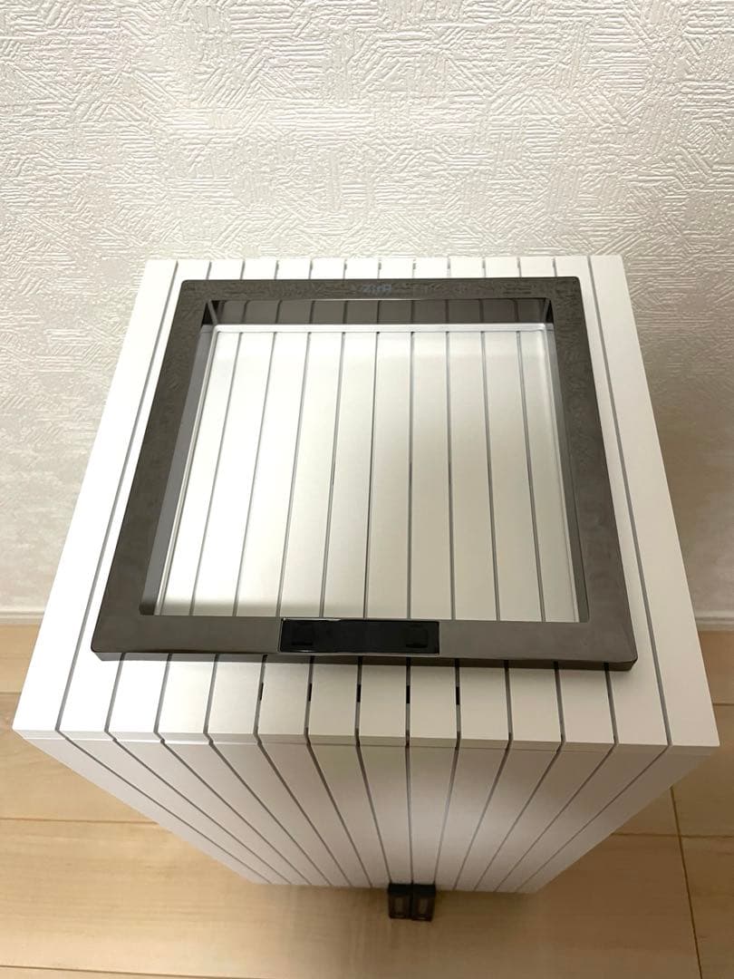 ZitA SQUARE ふた付きごみ箱 45L 白 消臭剤2個付き