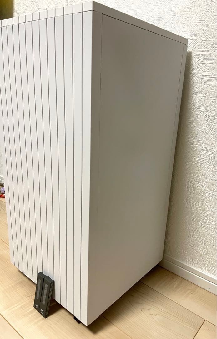 ZitA SQUARE ふた付きごみ箱 45L 白 消臭剤2個付き