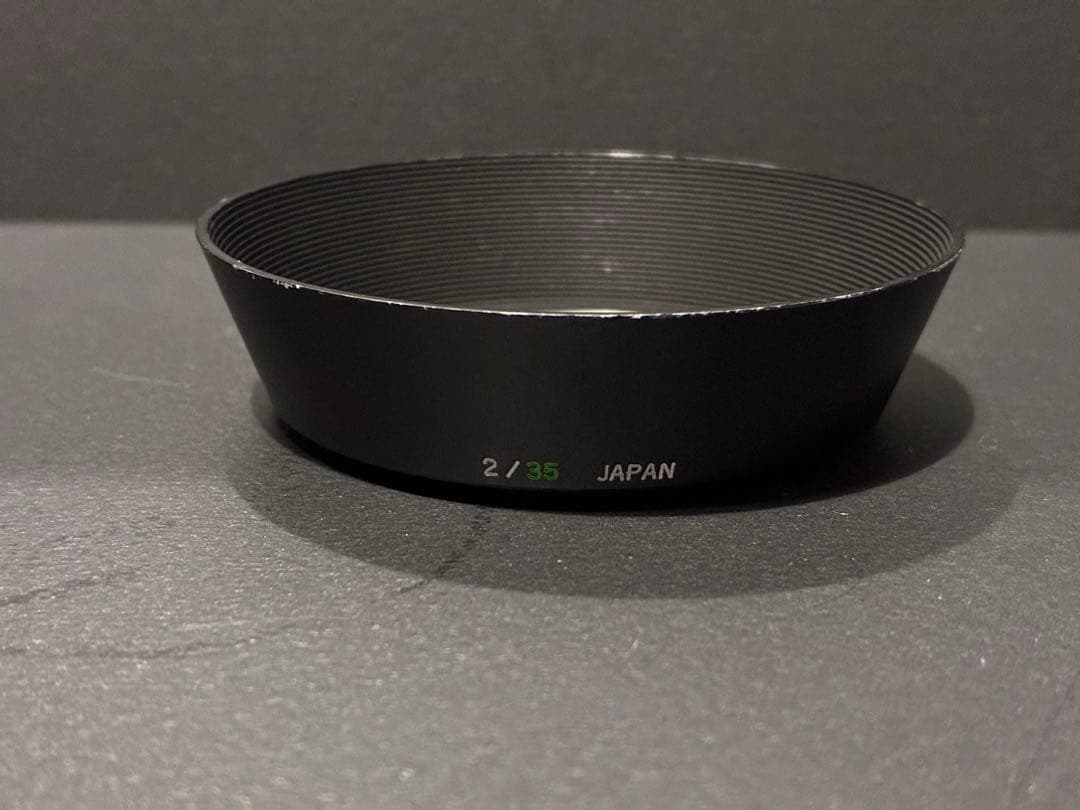 オリンパス MC AUTO-W zuiko 35mm f/2 フード付き