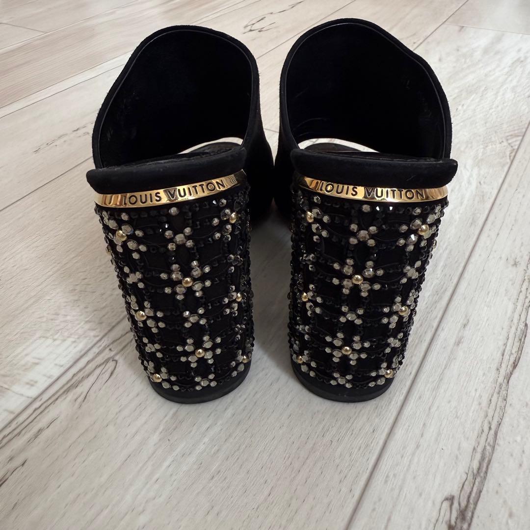 Louis Vuitton ブラック サンダル 23.0