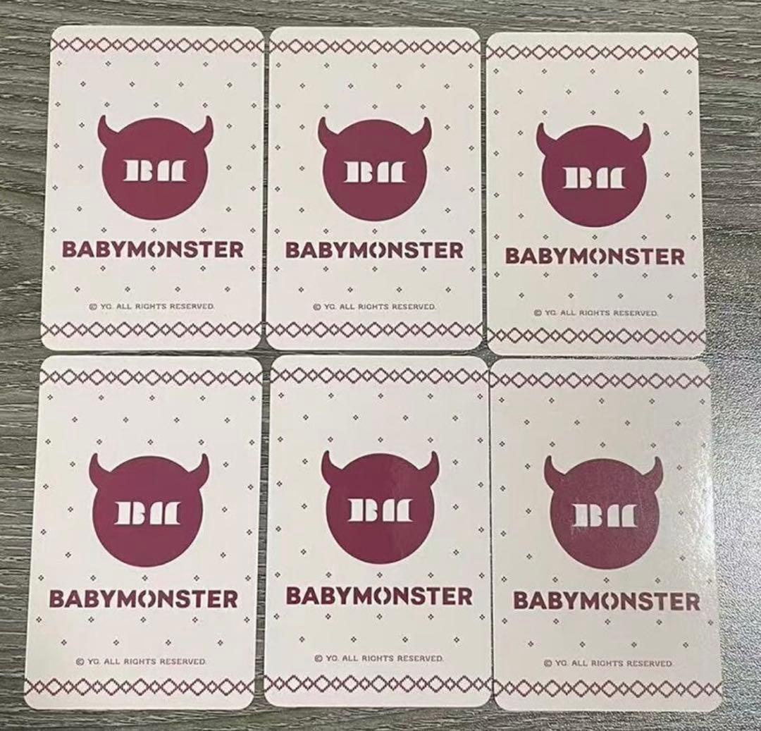 BABYMONSTER the same ラキドロ　トレカ　6枚セット　D