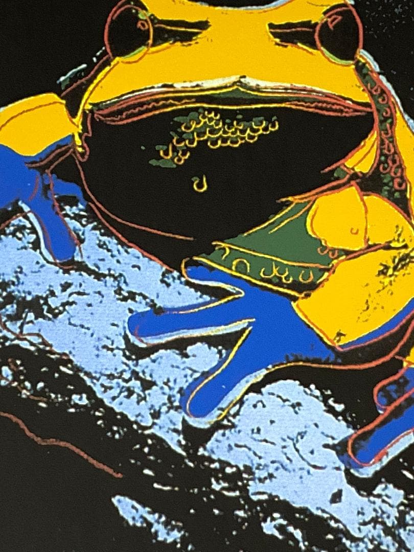 【世界100部限定】アンディ ウォーホル リトグラフ 「カエル」