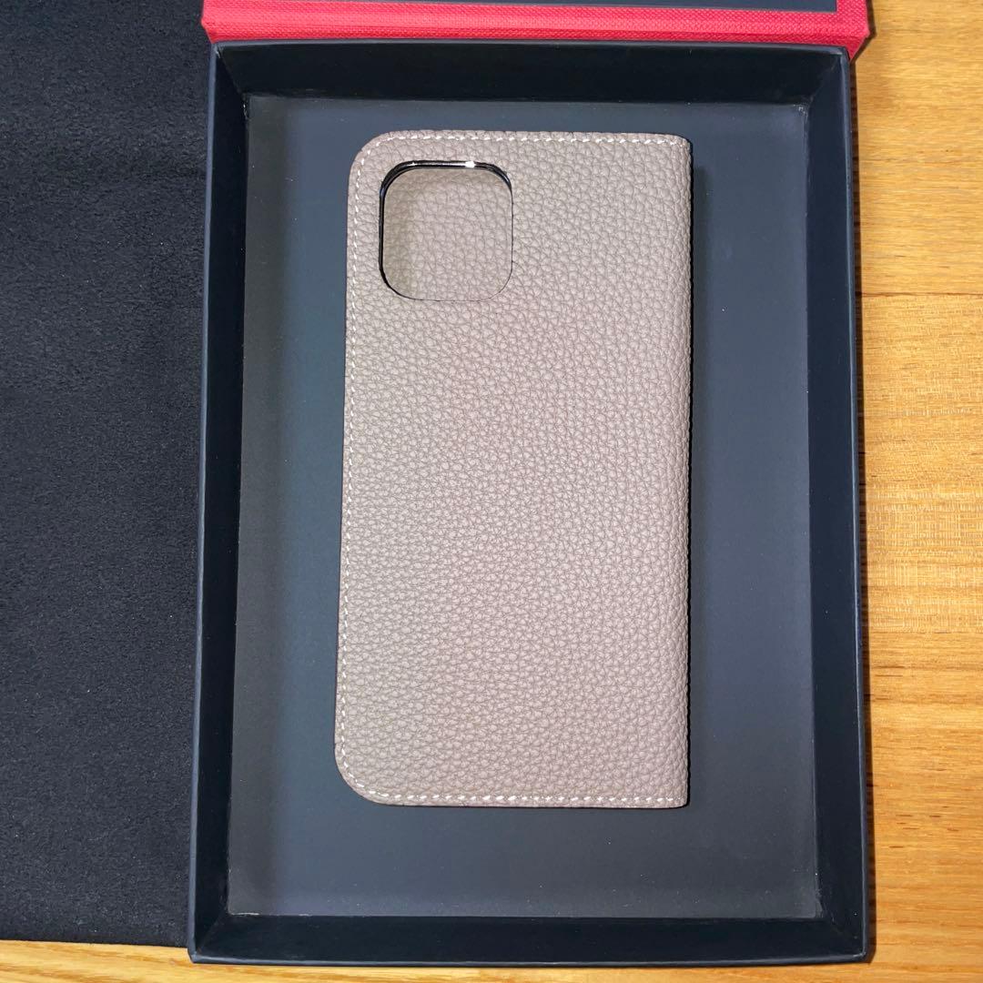 ボナベンチュラ　手帳型iPhone12/12Proケース エトープ