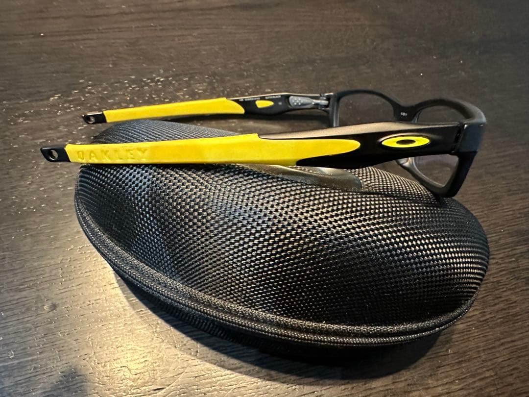 Oakley 交換サイドフレーム付きブラック/イエロー