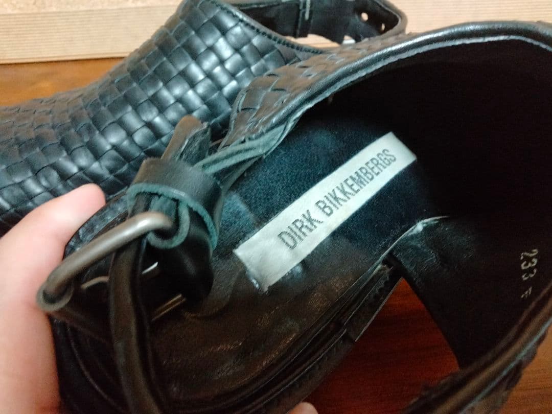 ダークビッケンバーグ　イントレチャート　サンダル　レザー　Y2K　アーカイブ