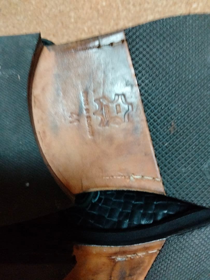 ダークビッケンバーグ　イントレチャート　サンダル　レザー　Y2K　アーカイブ