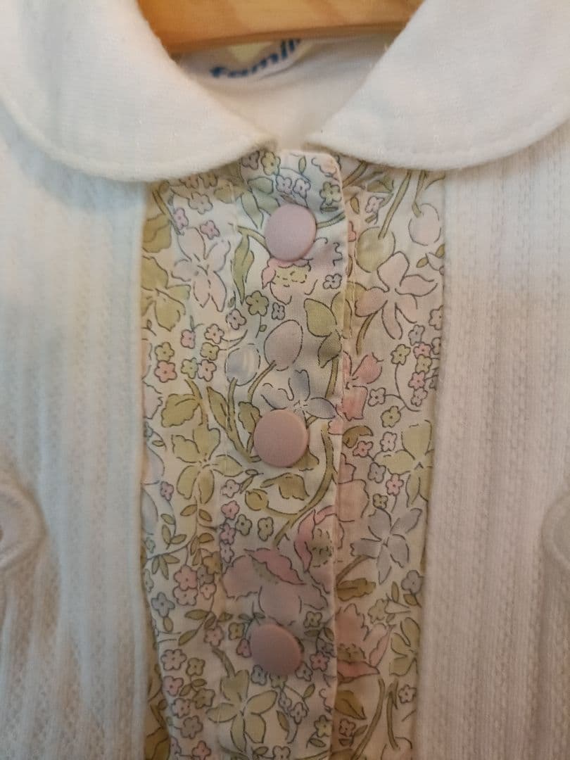 美品！70 ファミリア ロンパース カバーオール フォーマル リバティ 結婚式