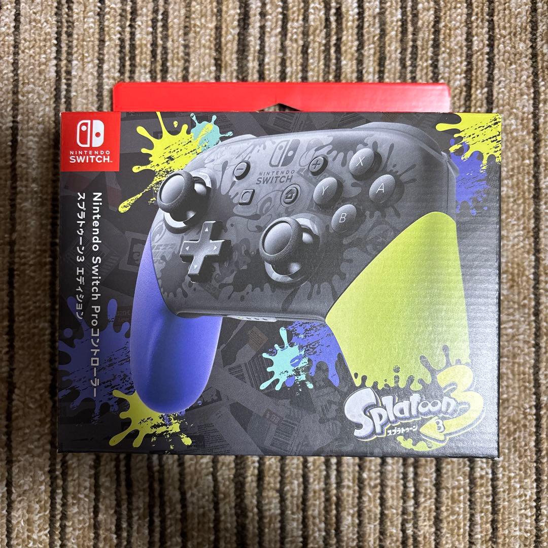 【新品】Nintendo Switch 純正 プロコン スプラトゥーン3 ③